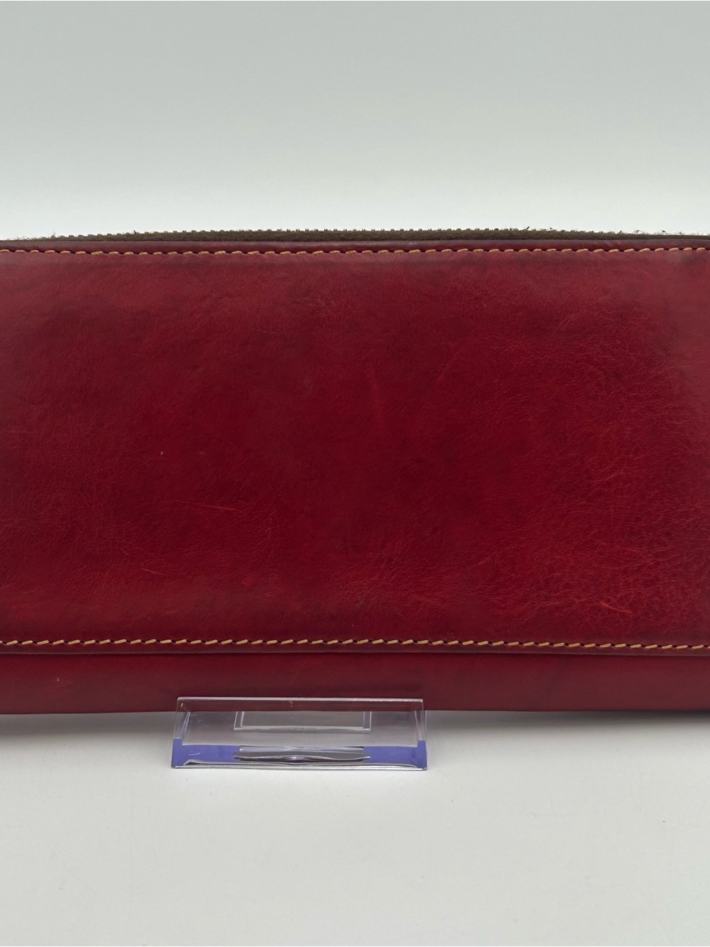 Dooney & Bourke Red Leather Satchel with Matching Wallet - Picture 9 of 16